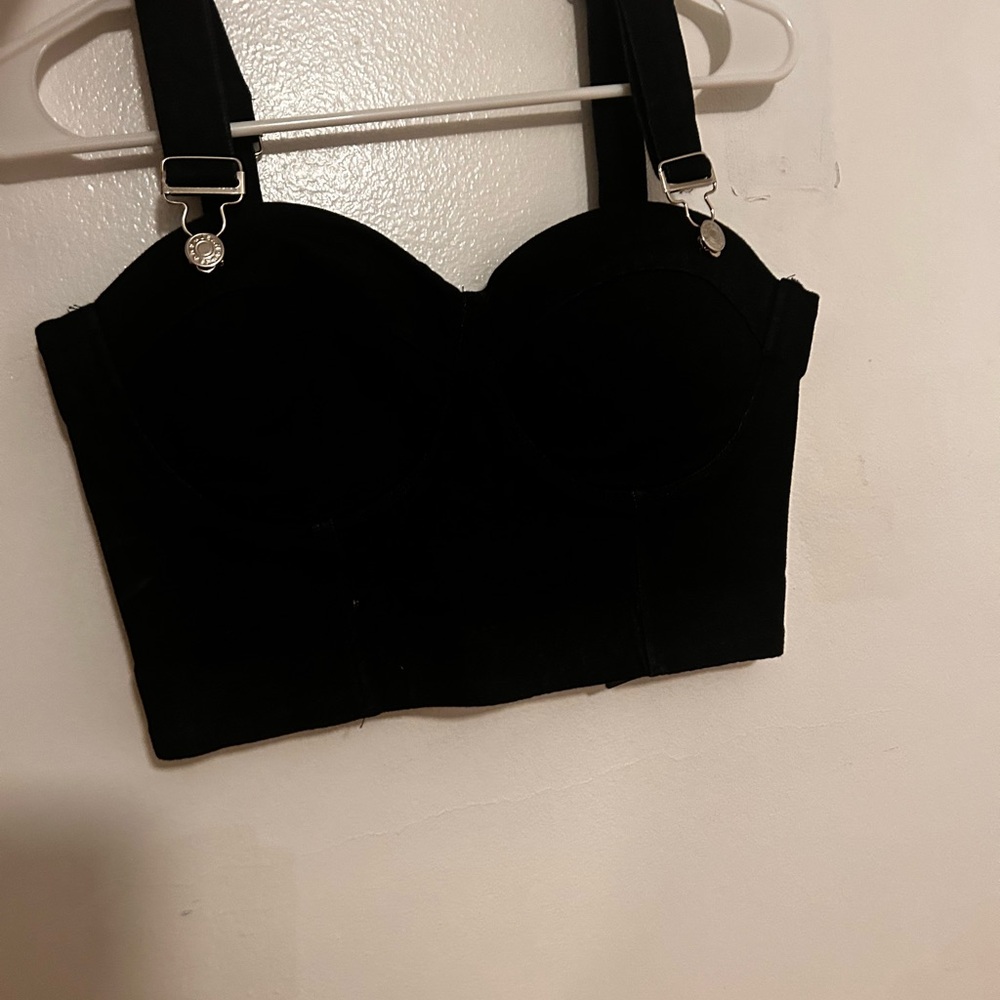 Black Bustier Top
